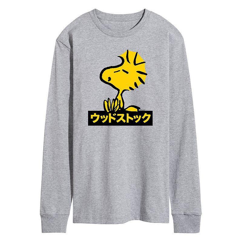 Mens Peanuts Kanji Woodstock Long Sleeve Tee Product Image