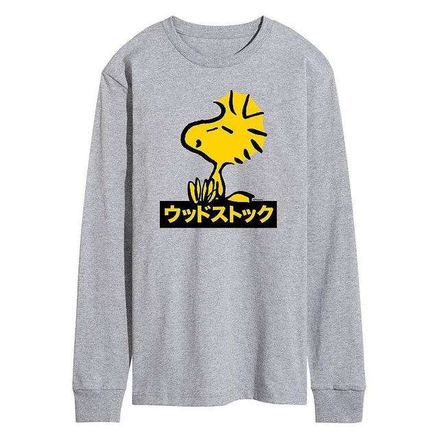 Mens Peanuts Kanji Woodstock Long Sleeve Tee Product Image