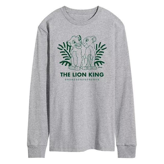 Disneys Lion King Simba & Nala Mens Long Sleeve Graphic Tee Product Image