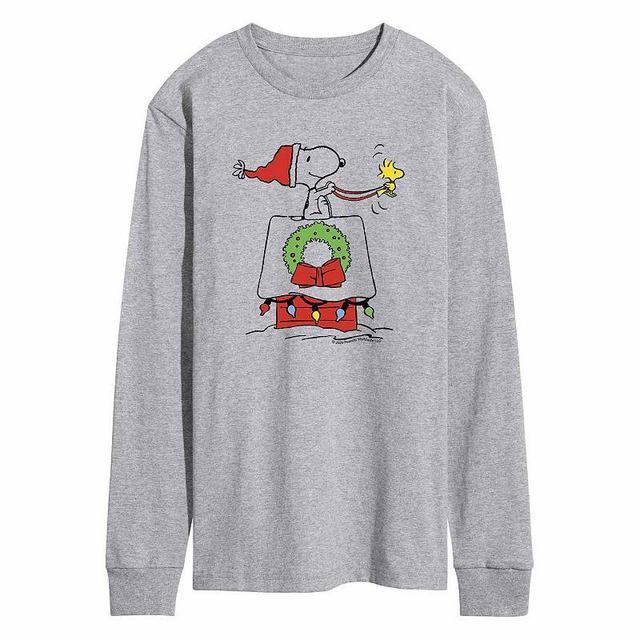 Mens Peanuts Sleigh Tee Grey Grey Product Image