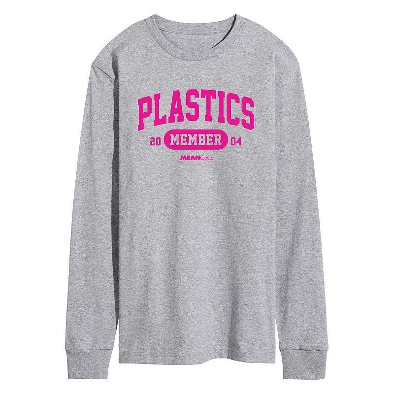 Mens Mean Girls Plastics Member Long Sleeve Graphic Tee Product Image