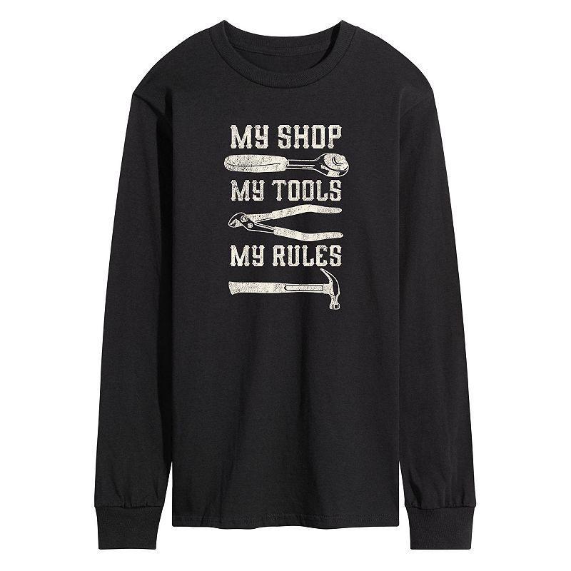 Mens My Shop My Tools My Rules Long Sleeve Product Image