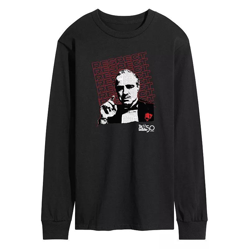 Mens Pinch O Luck Hand Long Sleeve Graphic Tee Black Product Image