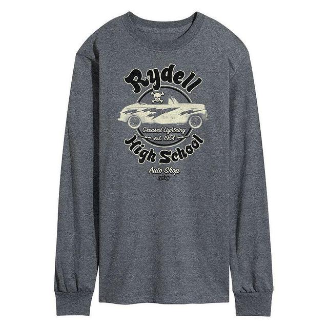 Mens Grease Rydell Auto Long Sleeve Tee Black Product Image