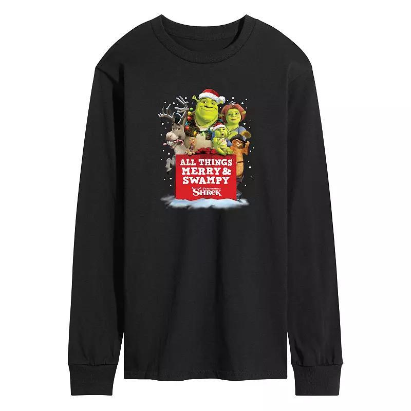 Mens Peanuts Merry Tee Heather Grey Product Image