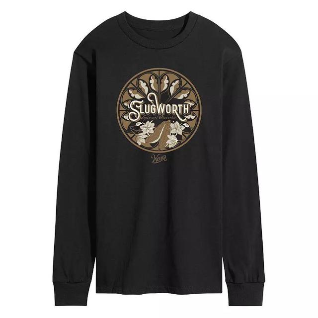 Mens Wonka Shop Logo Slugworth Long Sleeve Graphic Tee Product Image