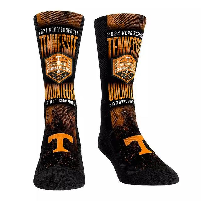 Unisex Rock Em Socks Tennessee Tennessee Volunteers 2024 NCAA Mens Baseball College World Series Champions Crew Socks, Adult Unisex Product Image