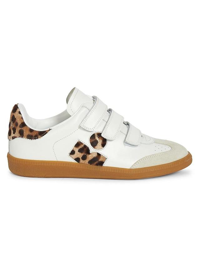 Womens Beth Leather Sneakers Product Image