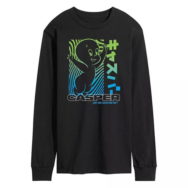 Mens Casper The Raver Long Sleeve Tee Blue Product Image