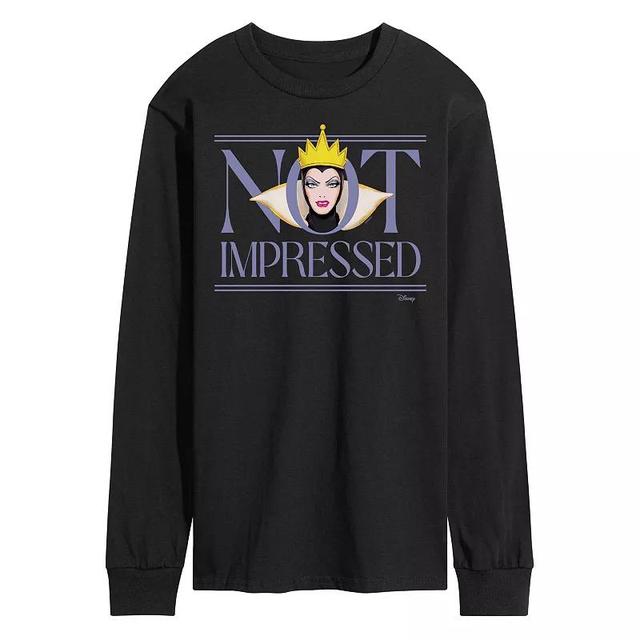 Disney Villains Maleficent Mens Not Impressed Long Sleeve Graphic Tee Product Image