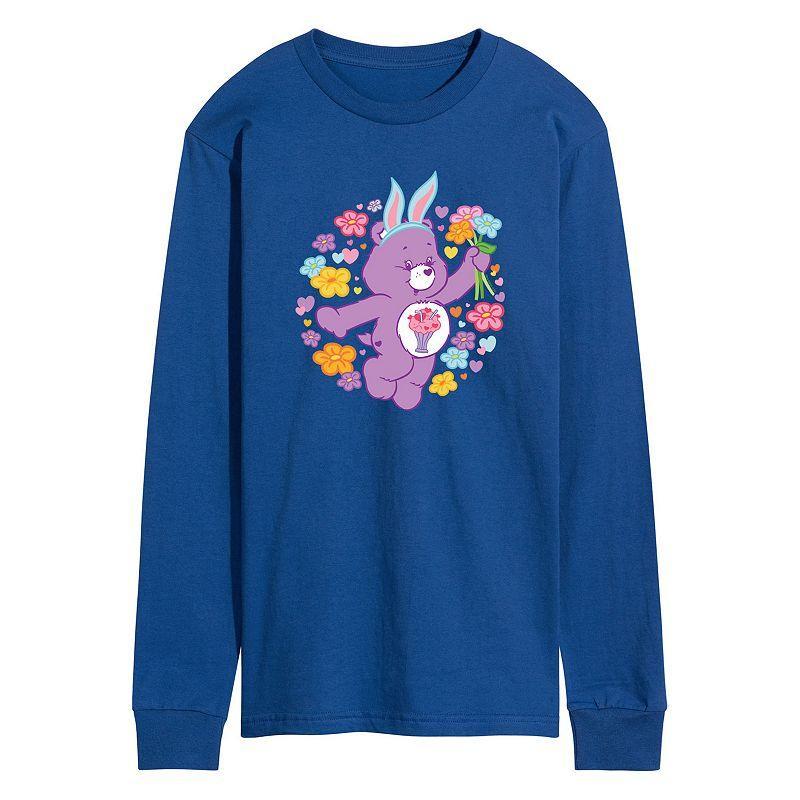 Mens Care Bears Bunny Bear Long Sleeve Graphic Tee Product Image