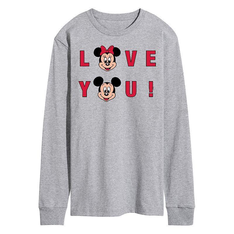 Disneys Mens Love You Long Sleeve Tee Product Image