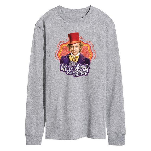 Mens Willy Wonka Long Sleeve Graphic Tee Product Image