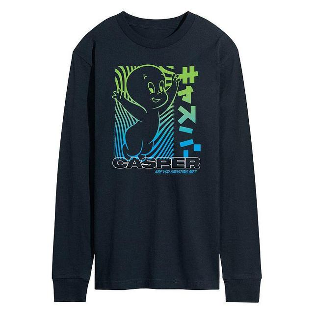 Mens Casper The Raver Long Sleeve Tee Blue Product Image