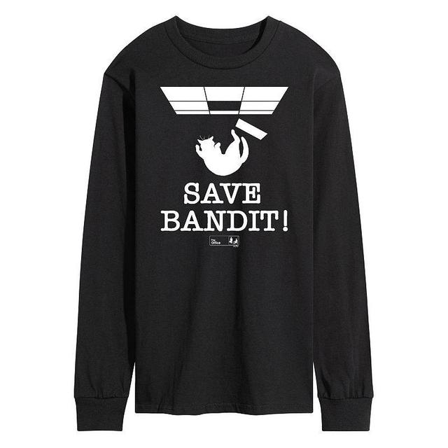 Mens The Office Save Bandit Long Sleeve Tee Product Image