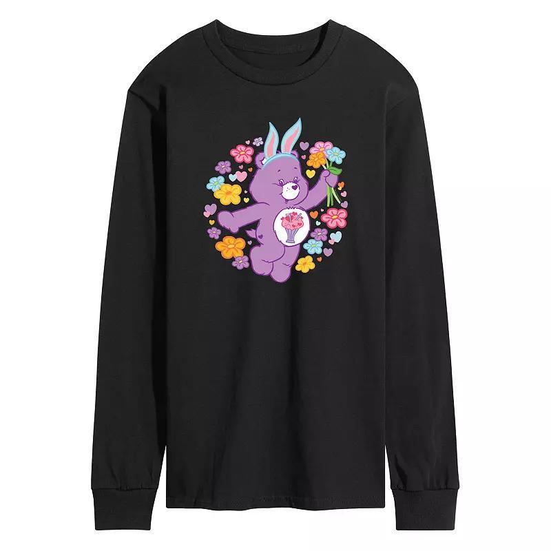 Mens Care Bears Bunny Bear Long Sleeve Graphic Tee Product Image