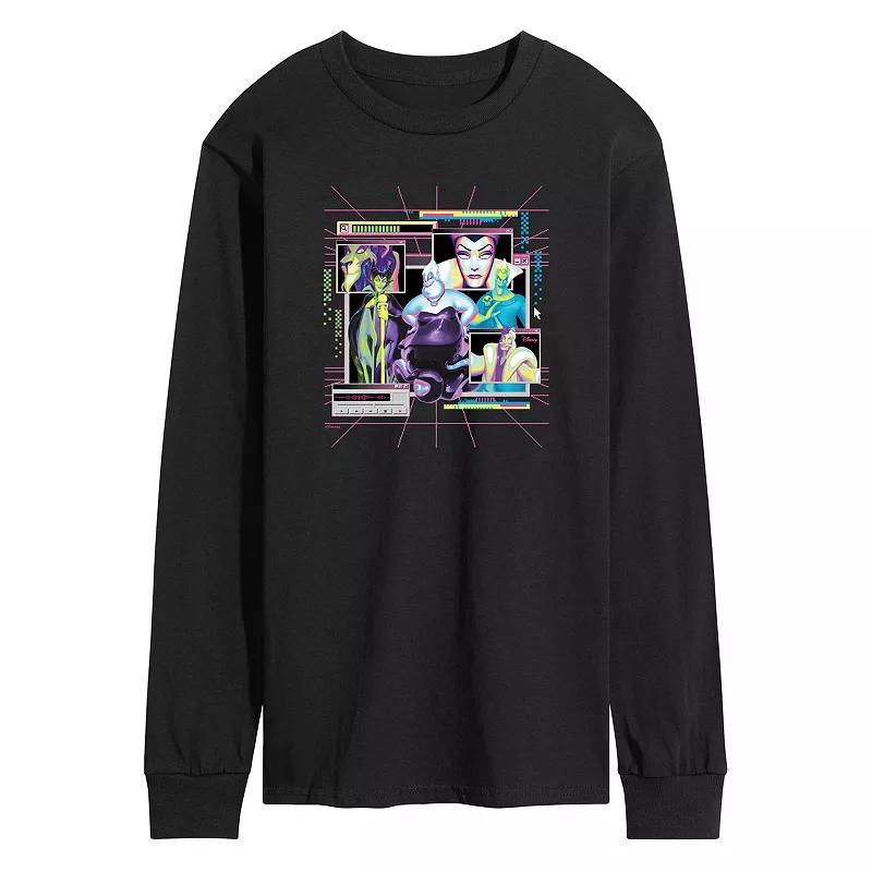 Disney Villains Mens Group Long Sleeve Graphic Tee Product Image