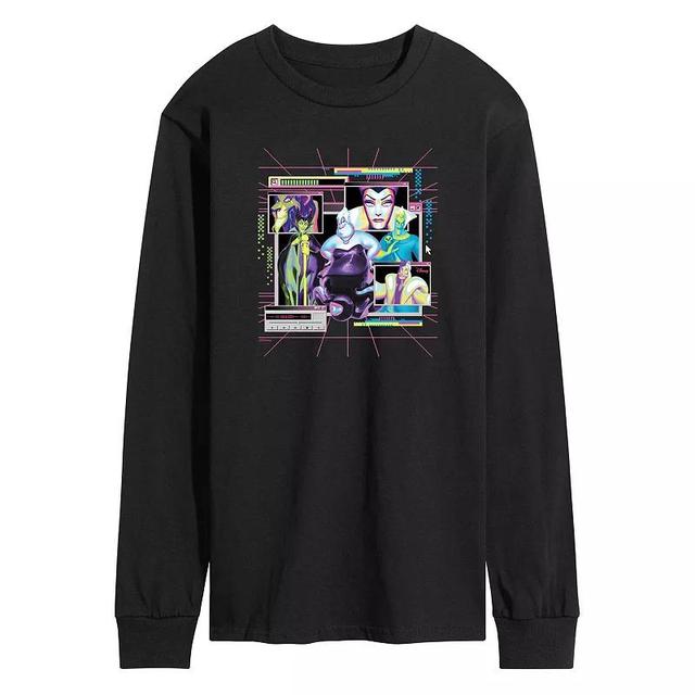 Disney Villains Mens Group Long Sleeve Graphic Tee Product Image