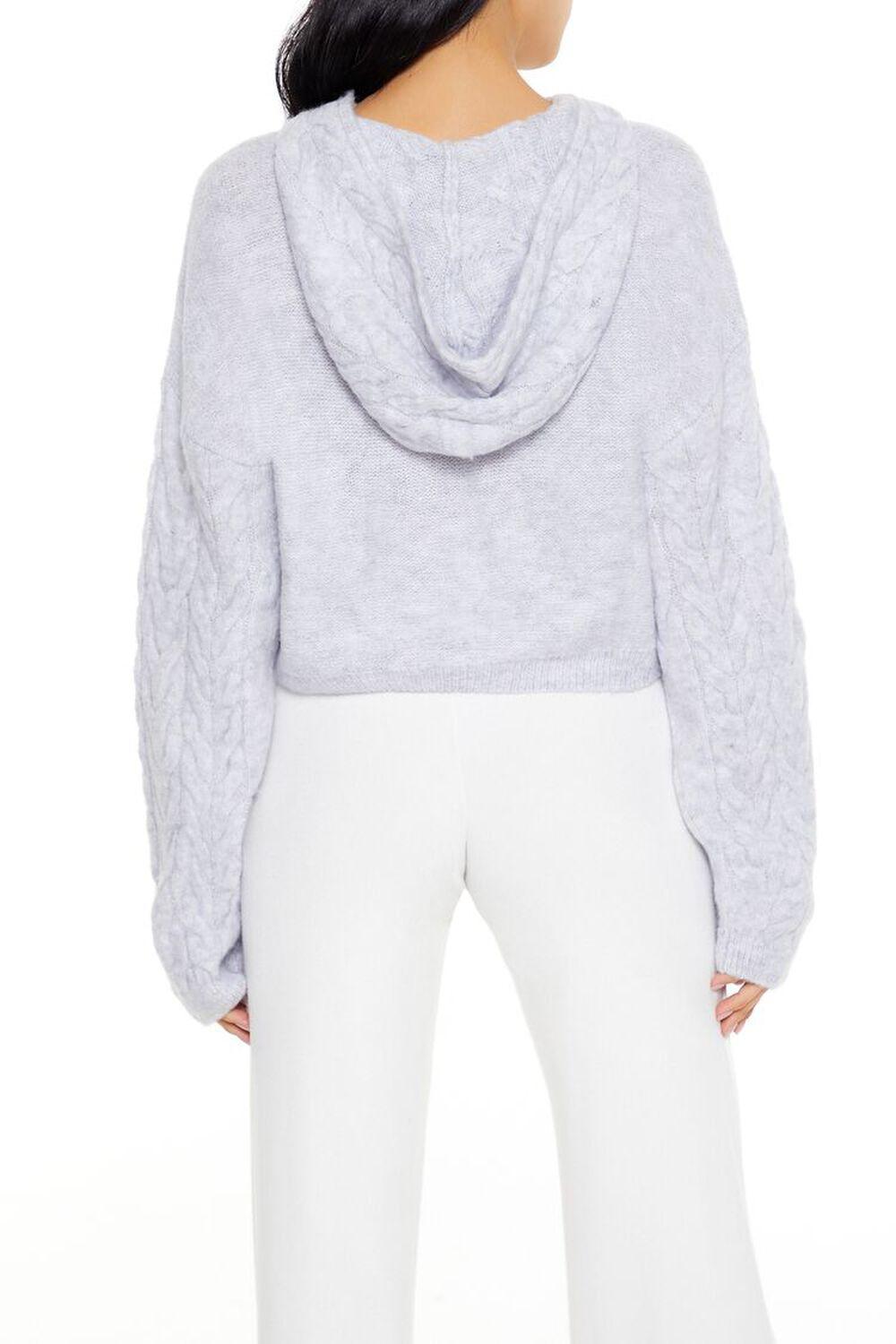 Cable Knit Hooded Sweater | Forever 21 Product Image