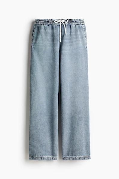 Denim Pull-on Pants Product Image