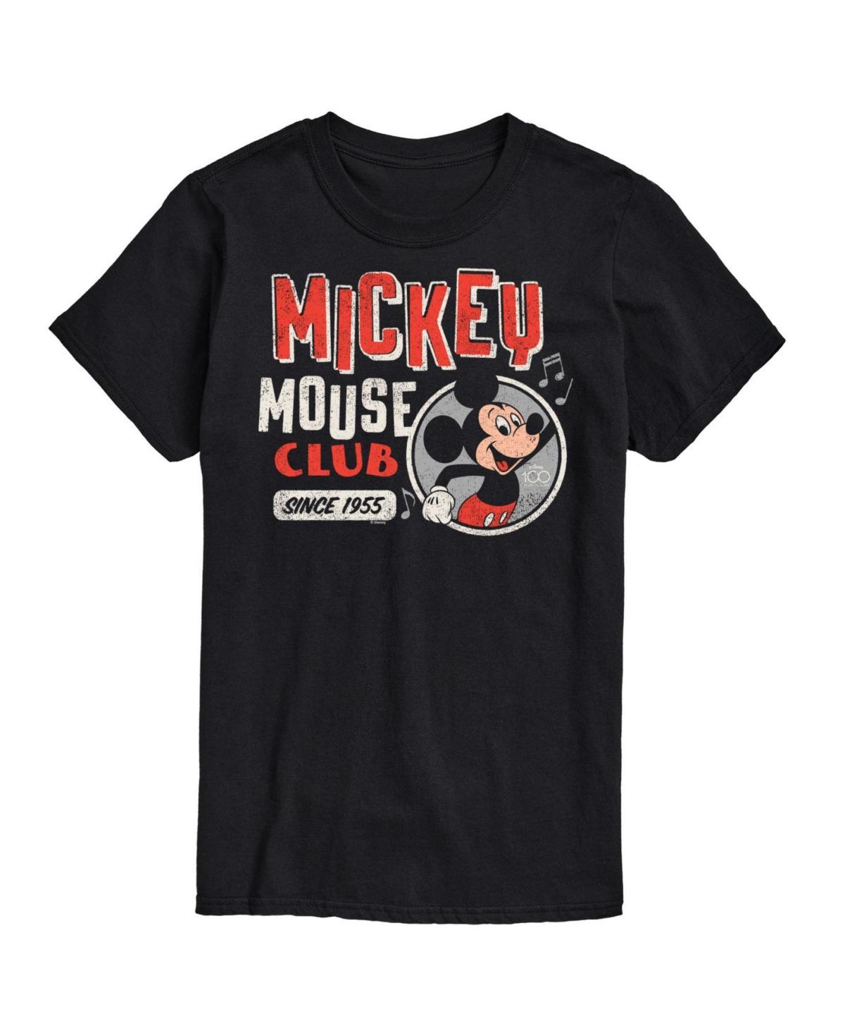 Disney 100 Mens Mickey Mouse Club Tee Med Grey Product Image