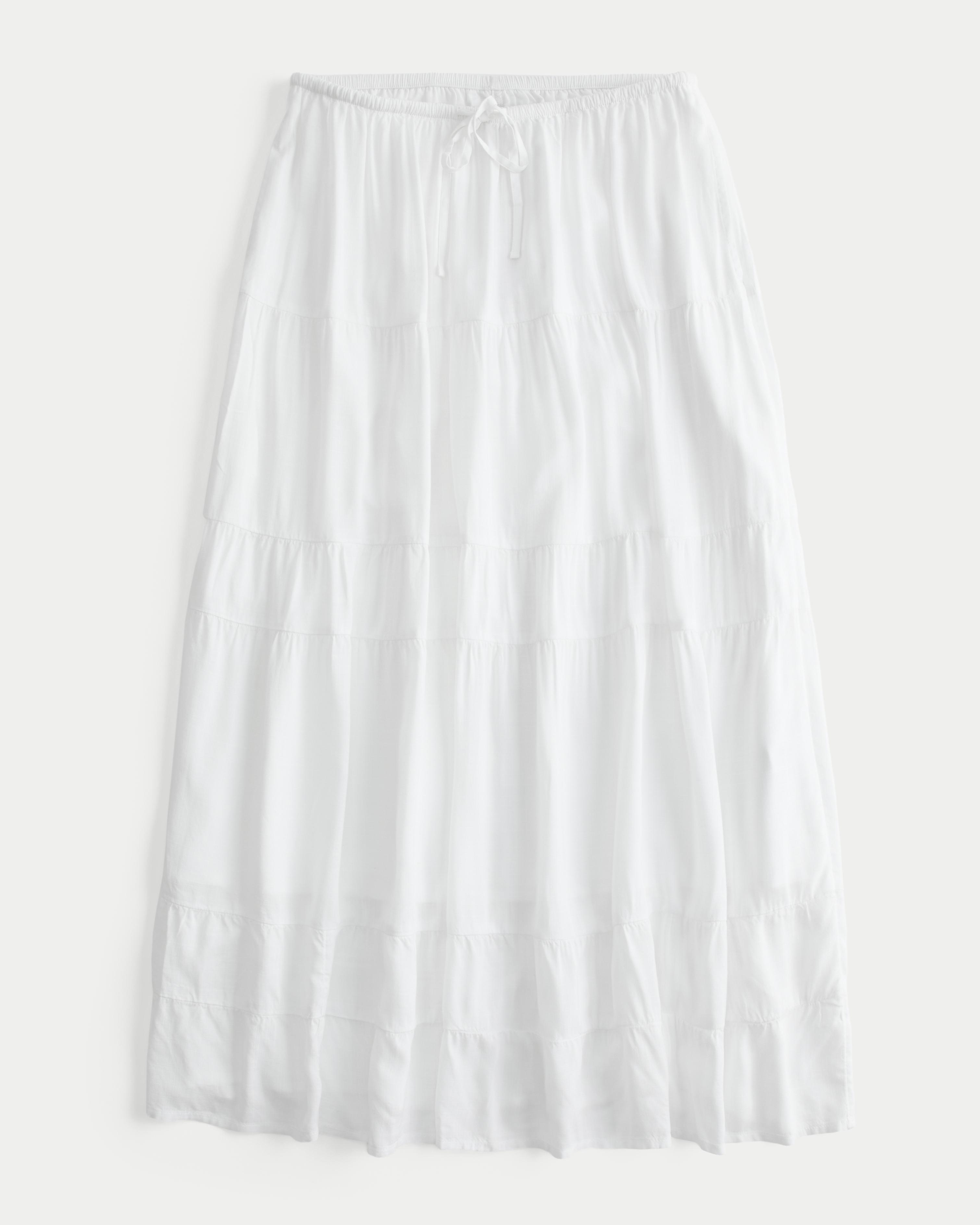 Tiered Maxi Skirt Product Image