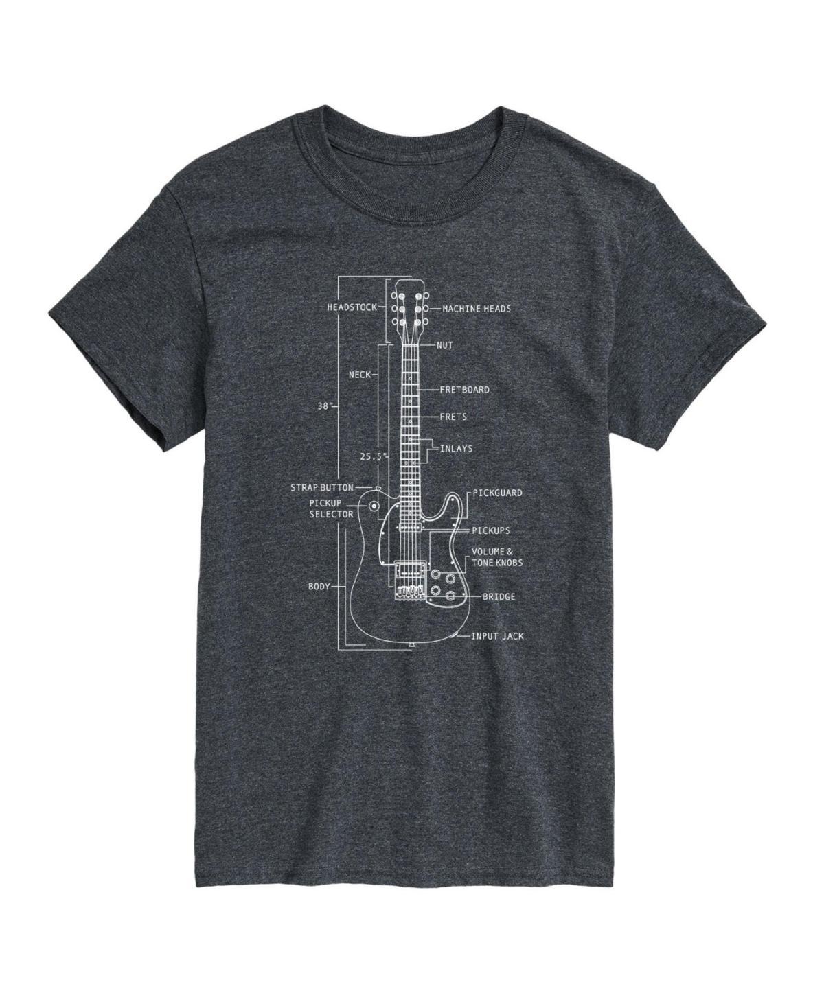 Airwaves Mens Guitar Short Sleeve T-shirt Product Image