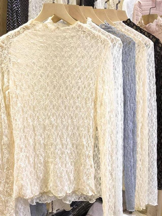 Lace Long Sleeve Top Product Image