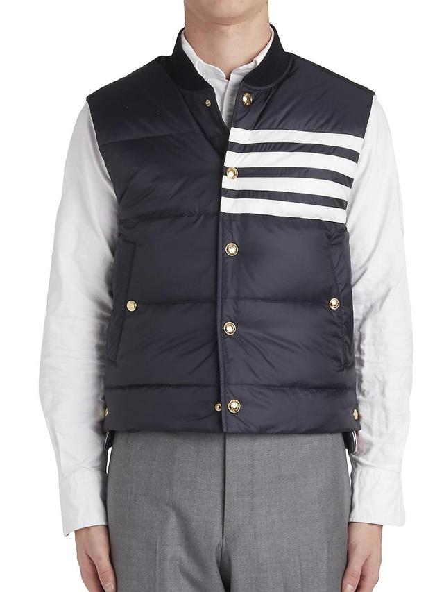 Mens Snap-Up Nylon Vest Product Image