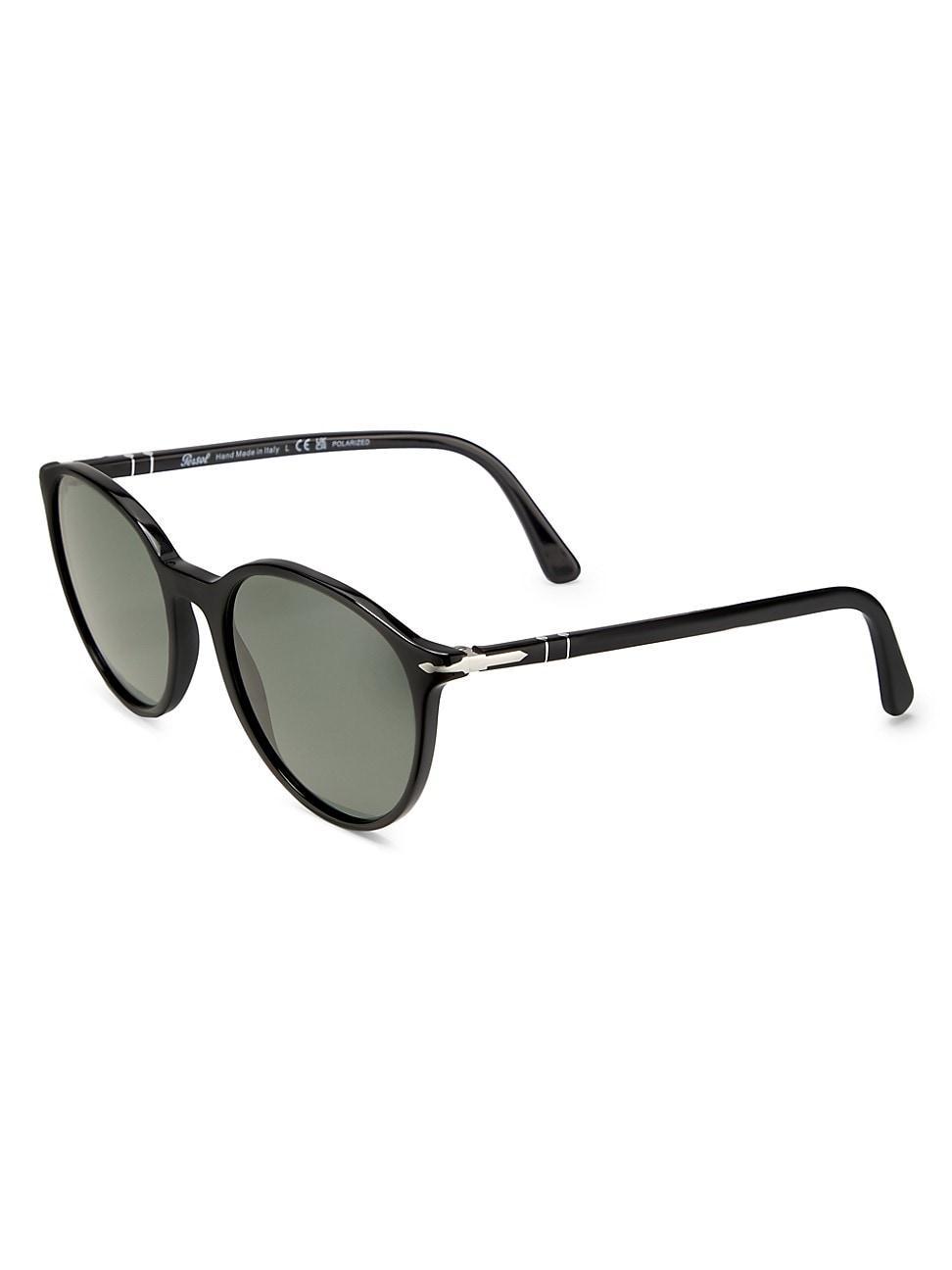 Mens 56MM Round Sunglasses Product Image