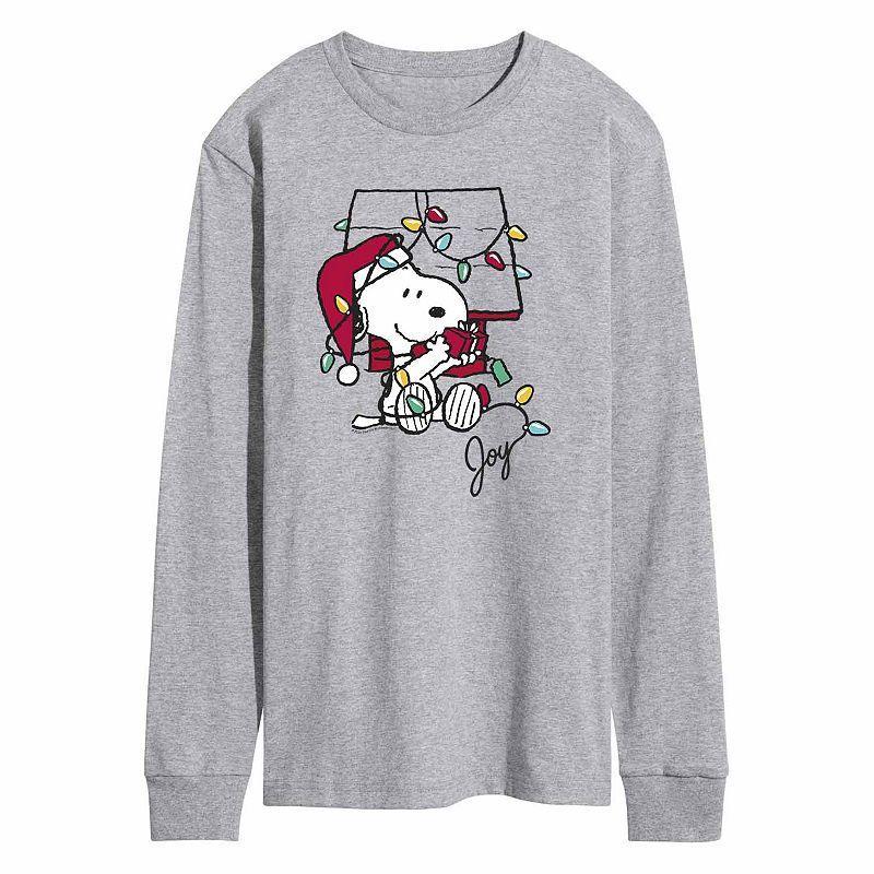 Mens Peanuts Joyful Tee Grey Grey Product Image