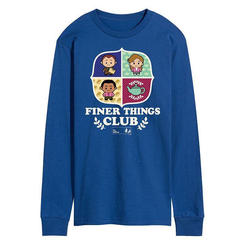 Mens The Office Finer Things Long Sleeve Med Blue Product Image