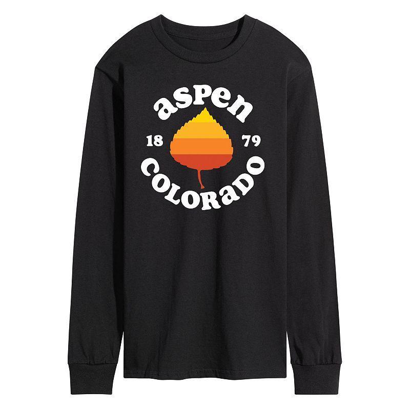 Mens Aspen Colorado Long Sleeve Graphic Tee Product Image