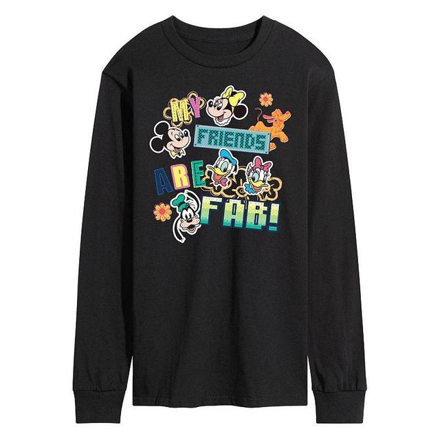 Disneys Mens Friends Are Fab Long Sleeve Tee Product Image