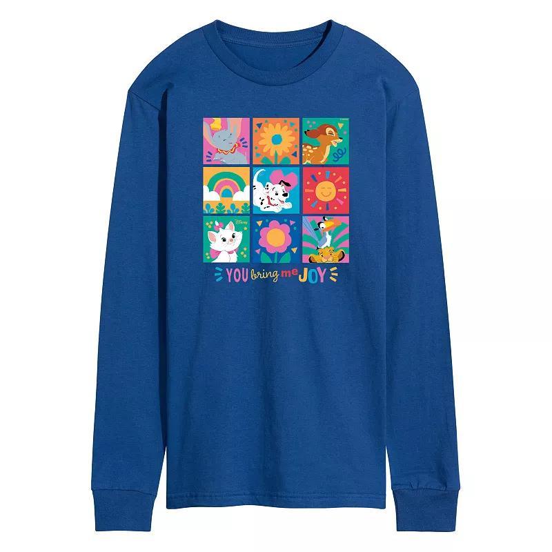 Disneys Mens You Bring Me Joy Long Sleeve Graphic Tee Product Image