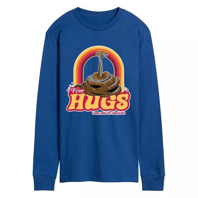 Disneys The Jungle Book Mens Free Hugs Long Sleeve Graphic Tee Product Image