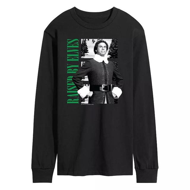 Mens Elf Raised By Elves Long Sleeve Tee Product Image