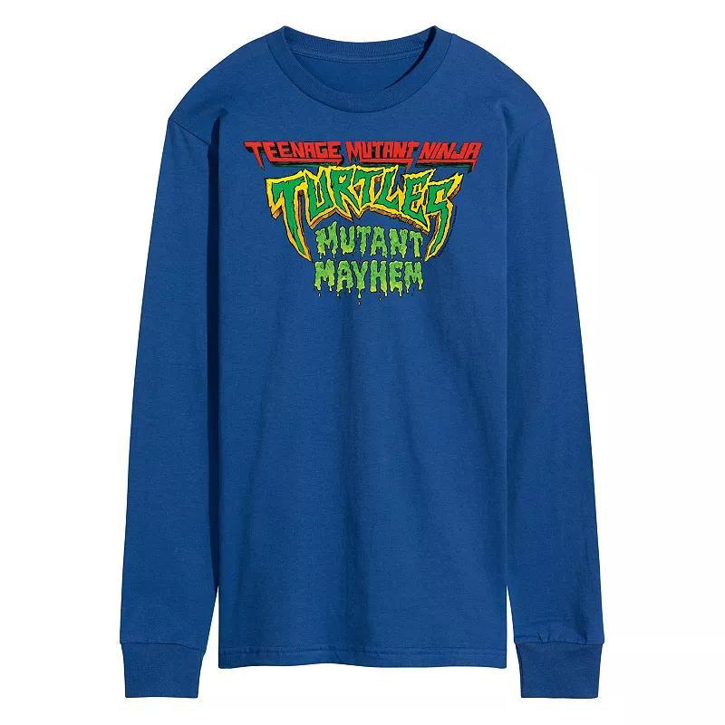 Mens Nickelodeon TMNT Mutant Mayhem Logo Graphic Tee Med Blue Product Image