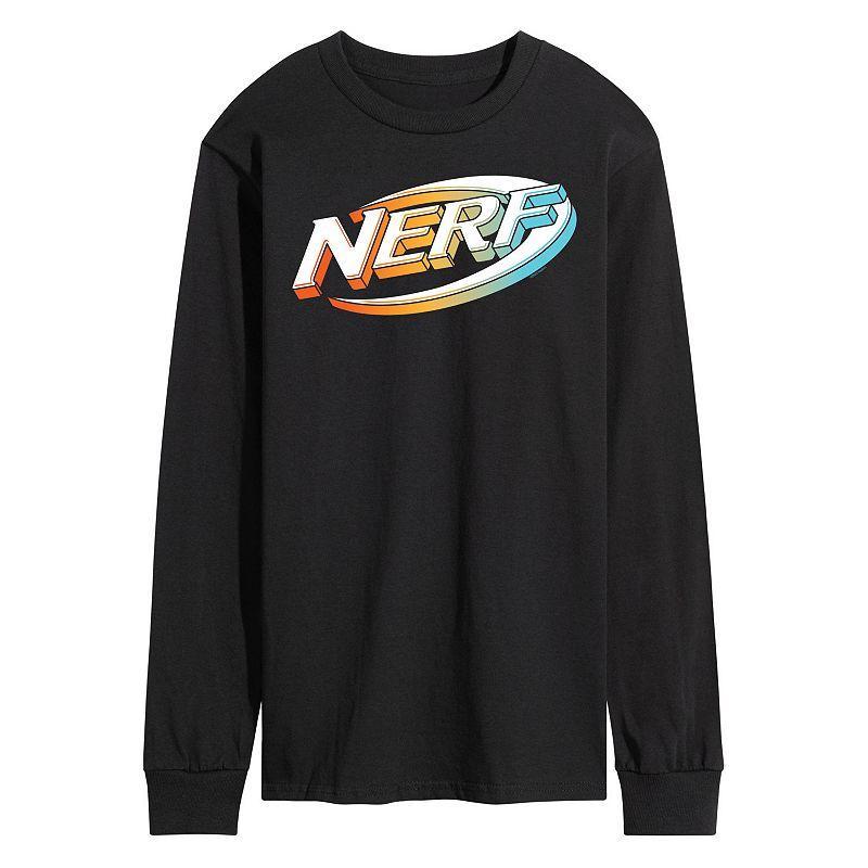 Mens Nerf 3D Logo Long Sleeve Graphic Tee Product Image