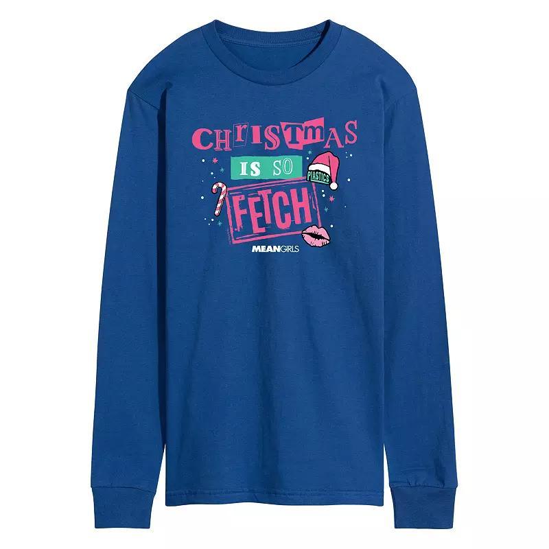 Mens Mean Girls Christmas Is So Fetch Long Sleeve Graphic Tee Product Image