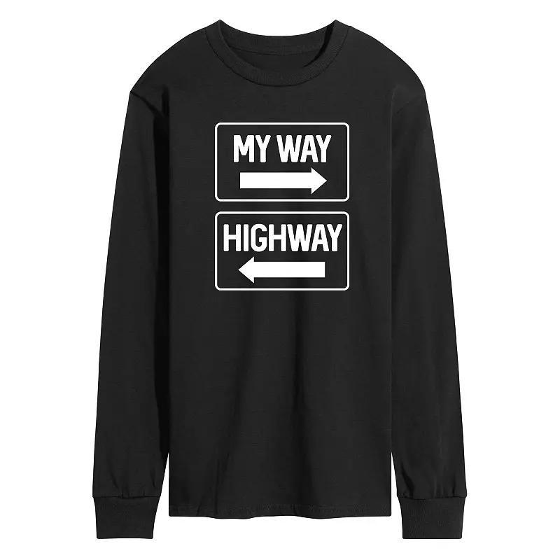 Mens Riding For Freedom Long Sleeve Graphic Tee Product Image