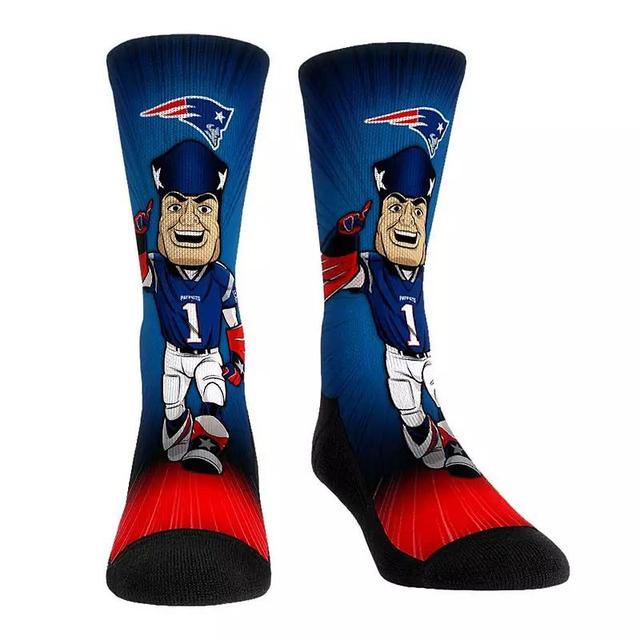 Rock Em Socks New England Patriots Mascot Pump Up Crew Socks, Mens Product Image