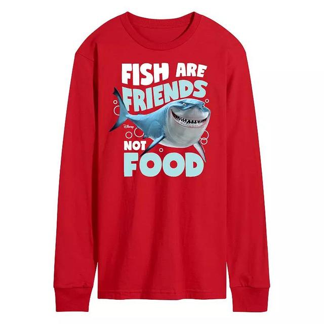 Disney/Pixar Finding Nemo Mens Fish Are Friends Long Sleeve Graphic Tee Product Image