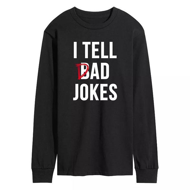 Mens I Tell Dad Jokes Graphic Tee Product Image