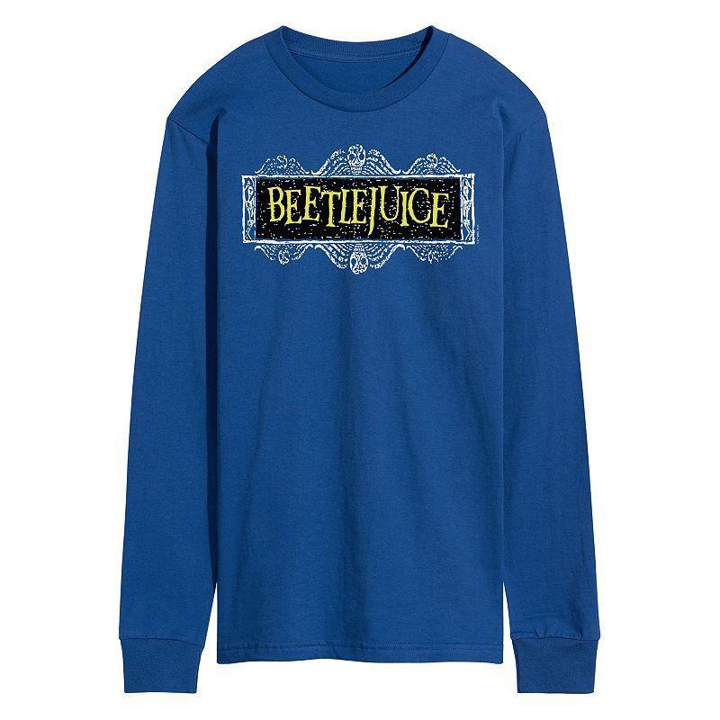 Mens Beetlejuice Logo Long Sleeve Tee Product Image