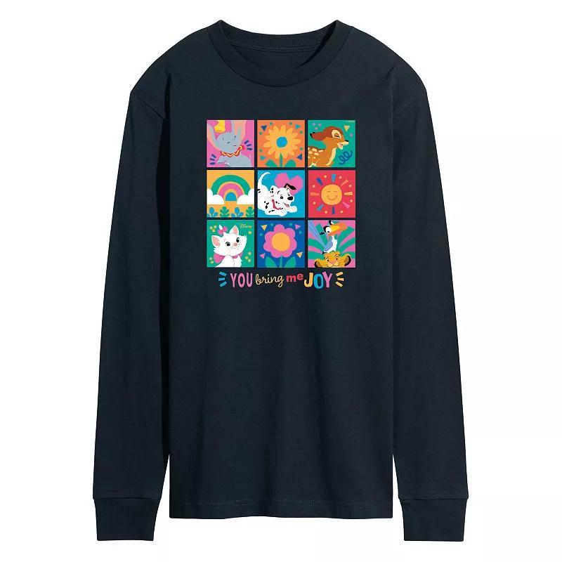 Mens Elf Smiling My Favorite Long Sleeve Tee Blue Product Image