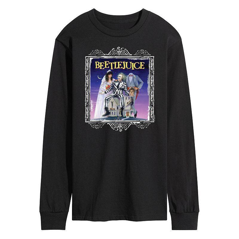 Mens Beetlejuice Long Sleeve Tee Product Image