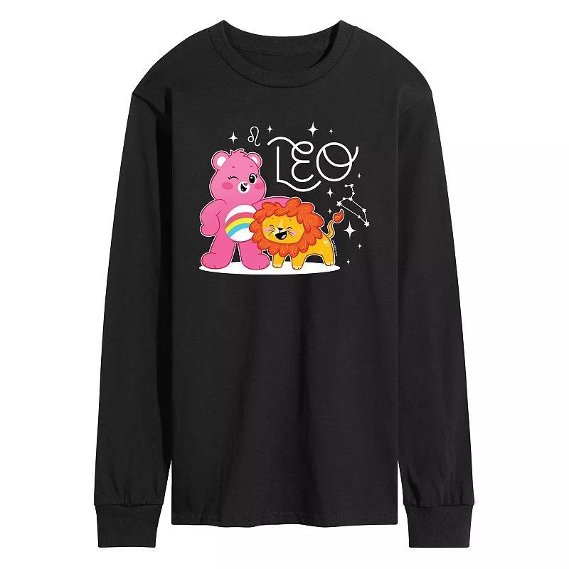 Mens Care Bears Leo Long Sleeve Graphic Tee Product Image