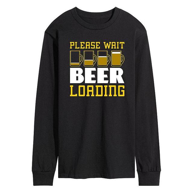 Mens Beer Loading Long Sleeve Graphic Tee Product Image