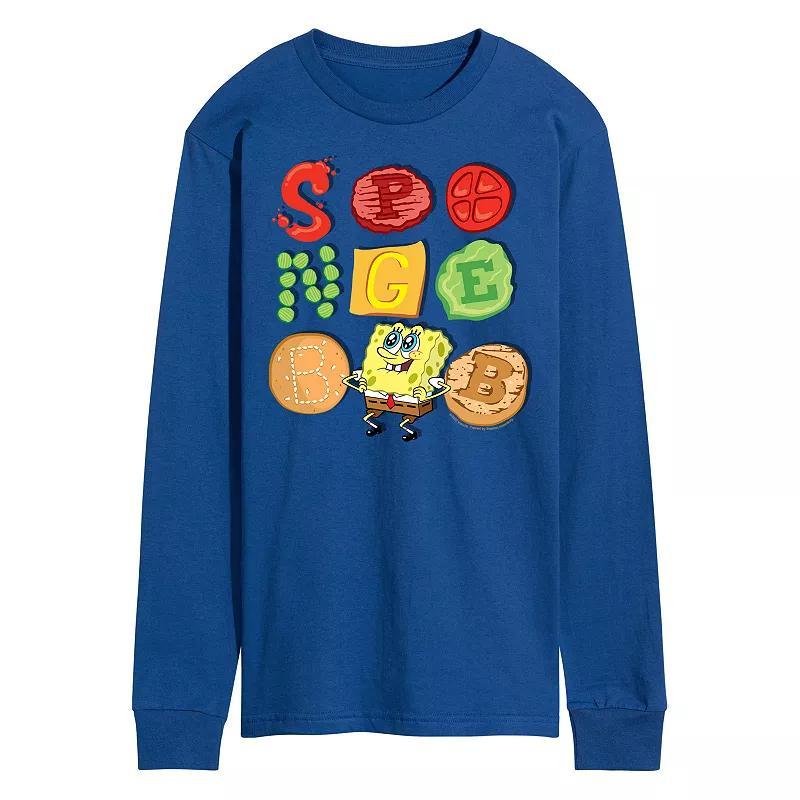 Mens Care Bears Hangry With Donut Long Sleeve Graphic Tee Product Image